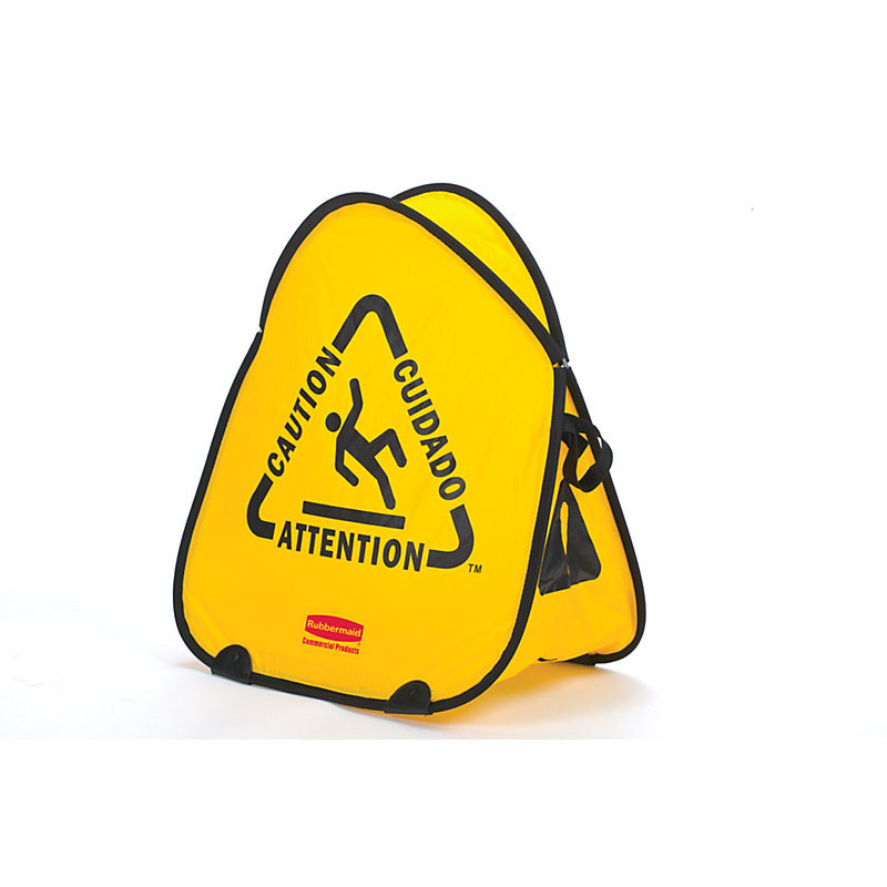 SAFETY CONE FOLDING YL C AUTION/3 LANGUAGE 12/CS